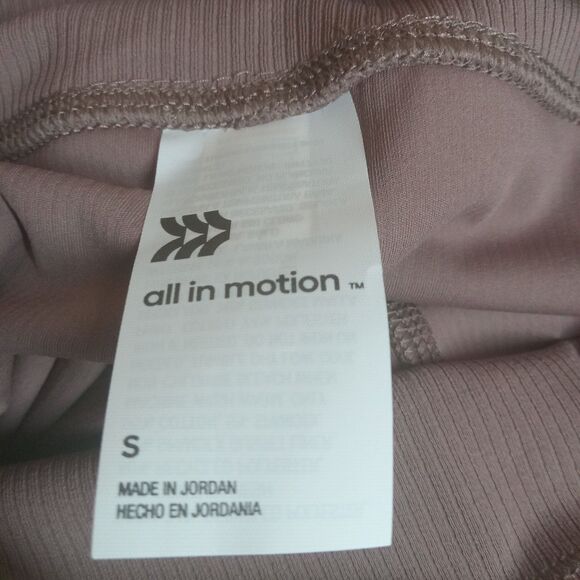 Women's Ultra High-Rise Rib Leggings - All in Motion™ Brown S - Picture 9 of 11